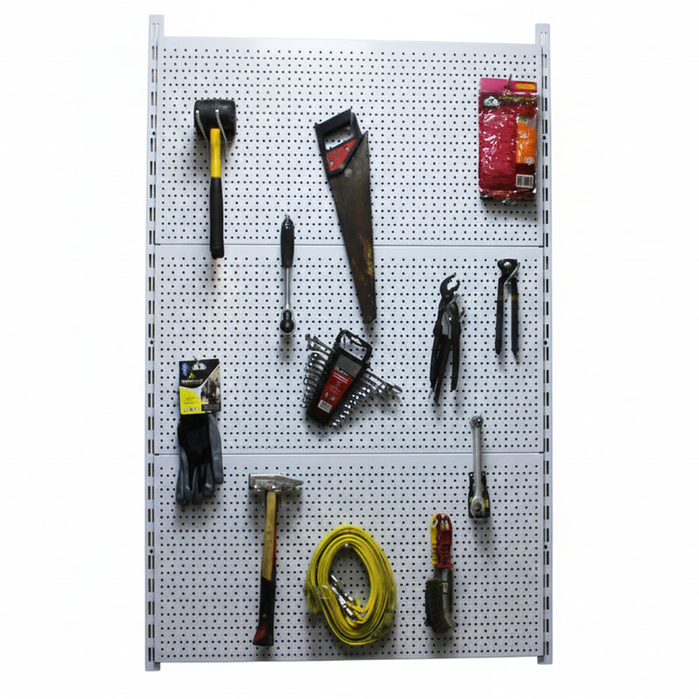 Металевий стелаж перфорований настінний Н1450х950 мм, Рістел ТИП 2